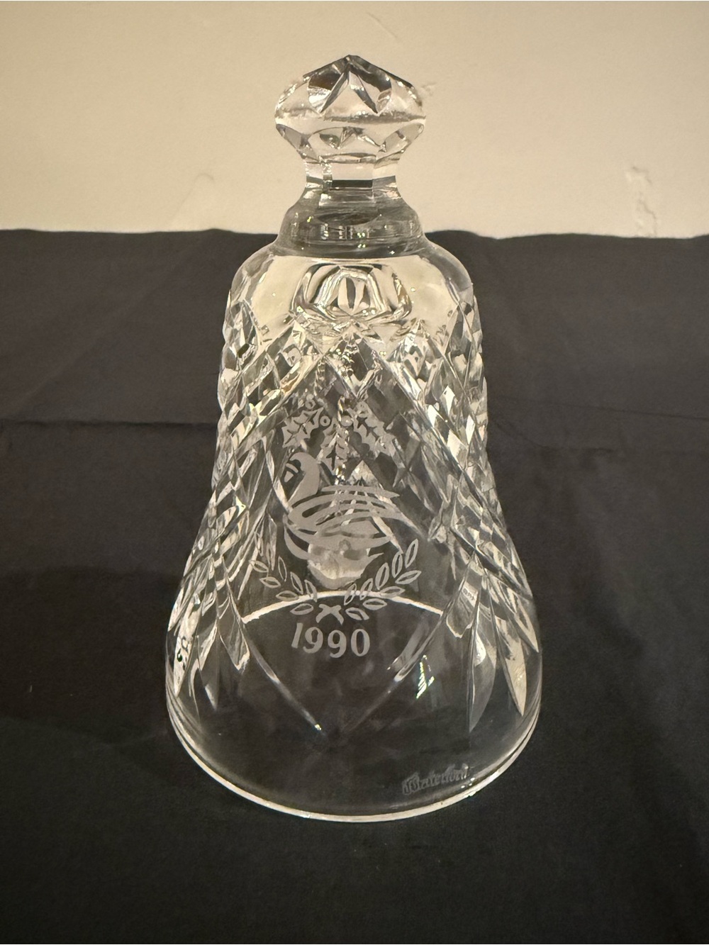 Vintage Waterford Crystal Christmas Bell